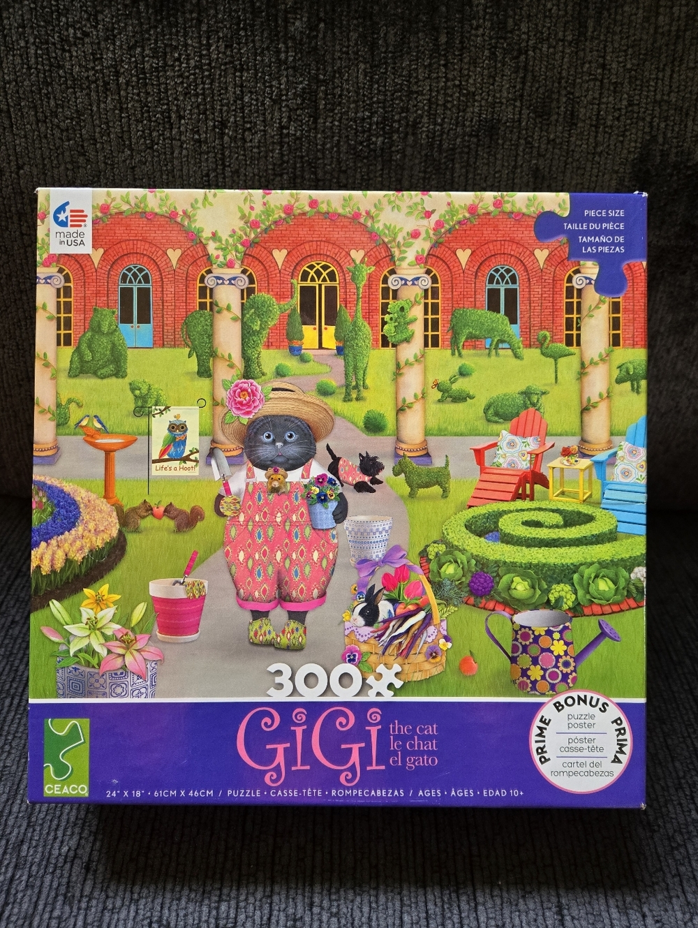 Ceaco, Gigi The Cat, 300 Piece Puzzle